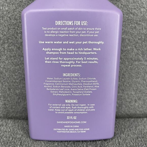 2x‎ Sand + Paws Lavender Oatmeal Pet Shampoo & Conditioner 32 fl oz - Picture 7 of 8